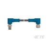 Te Connectivity Sensor Cables / Actuator Cables M8-3Mr-0.5-M8 3Fr-Pur T4052224003-001